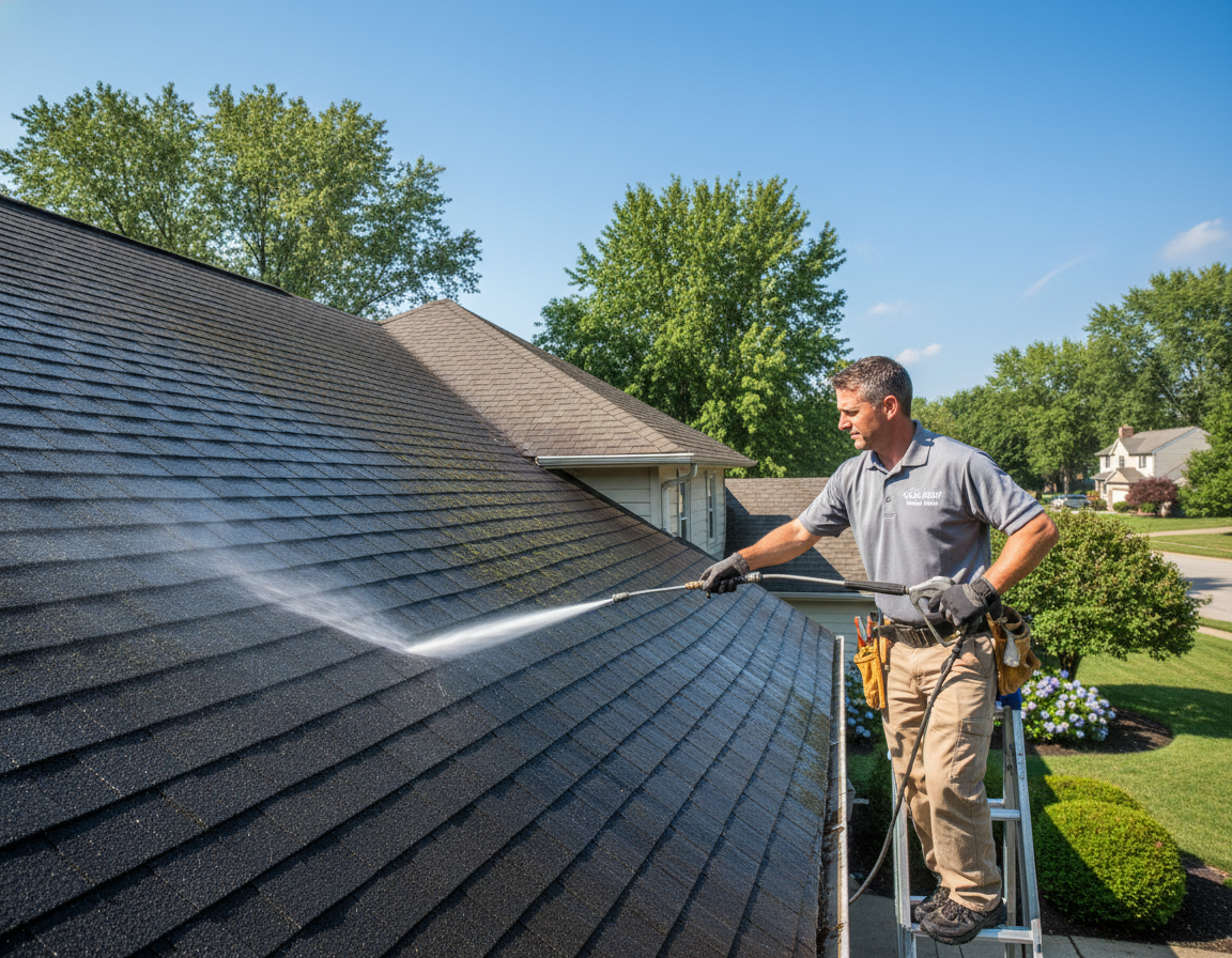 Roof Cleaning In Hilliard